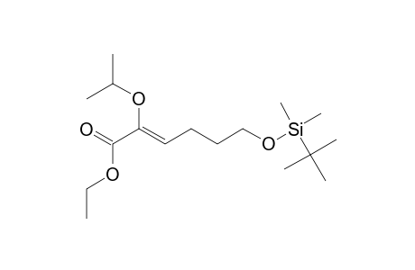 (Z)-6-[tert-butyl(dimethyl)silyl]oxy-2-isopropoxy-hex-2-enoic acid ethyl ester
