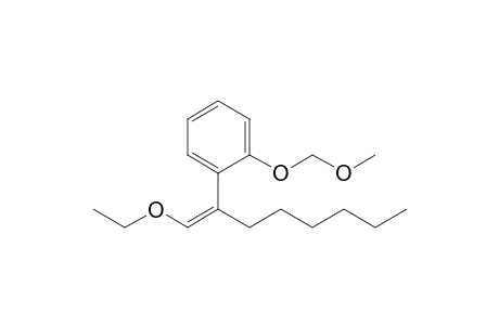 1-Methoxymethoxy-2-(1-ethoxyoct-1-en-2-yl)benzene