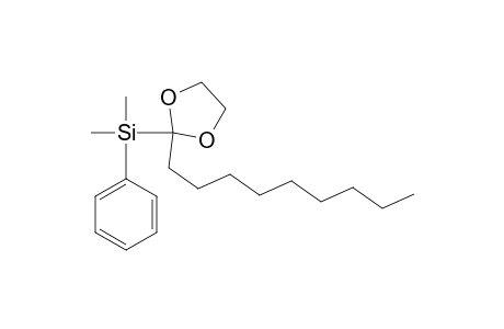Silane, dimethyl(2-nonyl-1,3-dioxolan-2-yl)phenyl-