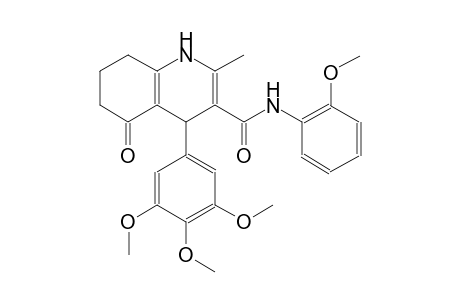 5-keto-N-(2-methoxyphenyl)-2-methyl-4-(3,4,5-trimethoxyphenyl)-4,6,7,8-tetrahydro-1H-quinoline-3-carboxamide