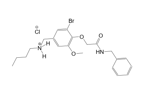 N-{4-[2-(benzylamino)-2-oxoethoxy]-3-bromo-5-methoxybenzyl}-1-butanaminium chloride