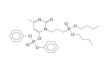 DIPHENYL-3-[GAMMA-(DIBUTYLPHOSPHONOPROPYL)]-6-METHYLURACIL-4-PHOSPHATE