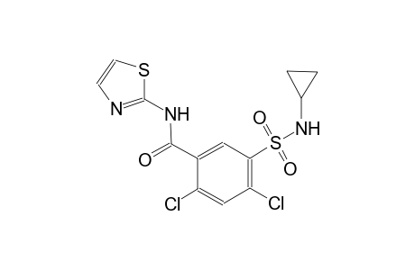 benzamide, 2,4-dichloro-5-[(cyclopropylamino)sulfonyl]-N-(2-thiazolyl)-