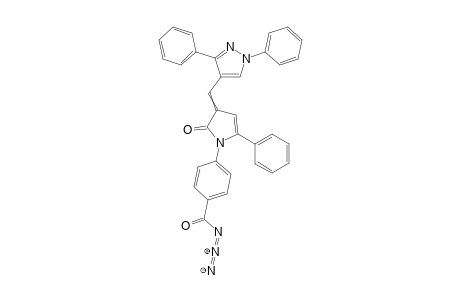 1-(4-(Azidocarbonyl)phenyl)-3-((1,3-diphenyl-1H-pyrazol-4-yl)methylene)-5-phenyl-1H-pyrrol-2(3H)-one