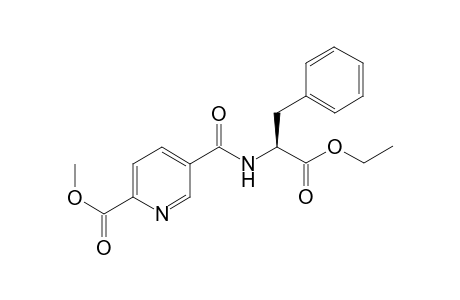 (S)-methyl 5-(1-ethoxy-1-oxo-3-phenylpropan-2-ylcarbamoyl)picolinate
