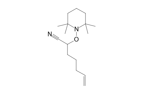 2-(2,2,6,6-Tetramethylpieridin-1-yloxy)hept-6-enenitrile