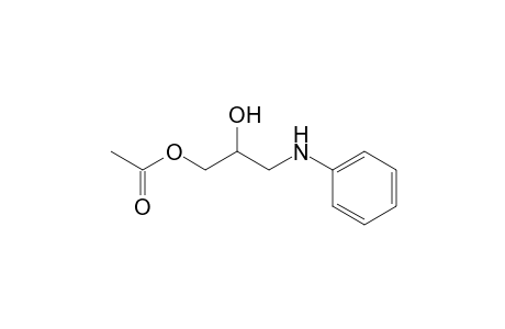 2-Hydroxy-3-(N-phenylamino)propyl Acetate