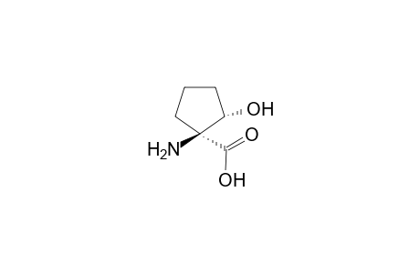 (1S,2S)-1-amino-2-hydroxy-1-cyclopentanecarboxylic acid
