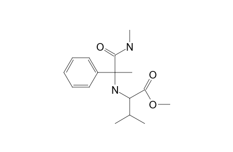 2-[(2-keto-1-methyl-2-methylamino-1-phenyl-ethyl)amino]-3-methyl-butyric acid methyl ester