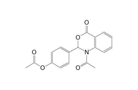 4-(1-acetyl-4-oxo-1,4-dihydro-2H-3,1-benzoxazin-2-yl)phenyl acetate