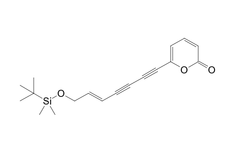 6-[(E)-7-[tert-butyl(dimethyl)silyl]oxyhept-5-en-1,3-diynyl]-2-pyranone