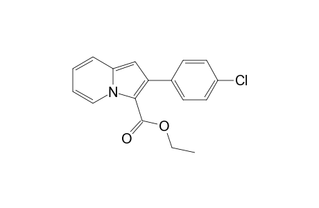 2-(4-Chlorophenyl)-3-indolizinecarboxylic acid ethyl ester