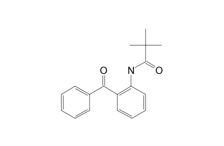 2-Aminobenzophenone, N-trimethylacetyl-