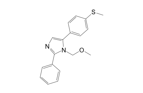 1-Methoxymethyl-5-(4-methylsulfanylphenyl)-2-phenyl-1H-imidazole