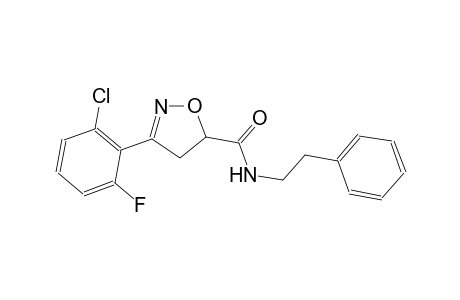 5-isoxazolecarboxamide, 3-(2-chloro-6-fluorophenyl)-4,5-dihydro-N-(2-phenylethyl)-