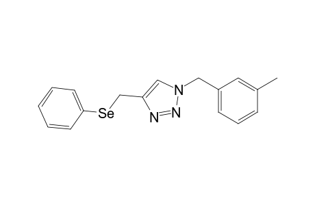 1-(3-Methylbenzyl)-4-[(phenylselanyl)methyl]-1H-1,2,3-triazole