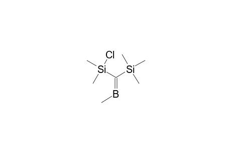 [(CHLORODIMETHYLSILYL)-(TRIMETHYLSILYL)-METHYLEN]-METHYLBORANE