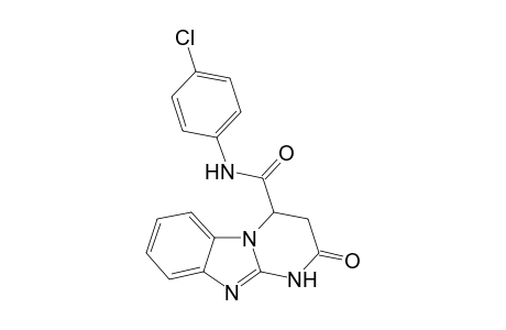 2-Oxo-N-(4-chlorophenyl)-1,2,3,4-tetrahydropyrimido[1,2-a]benzimidazole-4-carboxamide