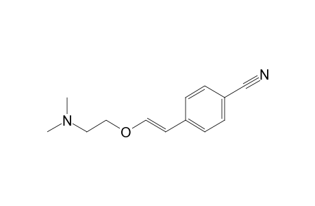 N,N-Dimethyl-2-[2-(4-cyanophenyl)ethenyloxy]ethanamine
