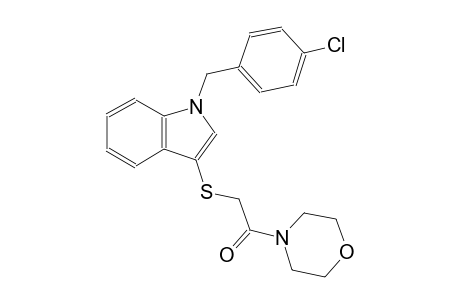 1H-indole, 1-[(4-chlorophenyl)methyl]-3-[[2-(4-morpholinyl)-2-oxoethyl]thio]-
