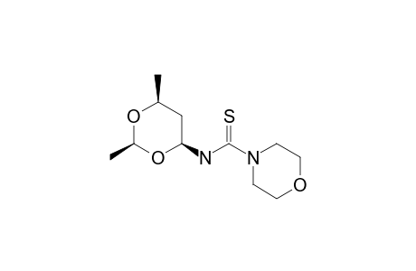 N-[(2S,4S,6S)-2,6-dimethyl-1,3-dioxan-4-yl]morpholine-4-carbothioamide