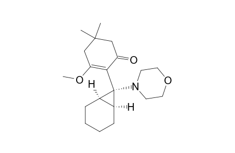 2-Cyclohexen-1-one, 3-methoxy-5,5-dimethyl-2-[7-(4-morpholinyl)bicyclo[4.1.0]hept-7-yl]-, (1.alpha.,6.alpha.,7.beta.)-