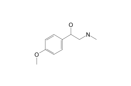 1-(4-methoxyphenyl)-2-methylaminoethanol