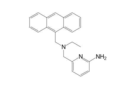 6-{[(9'-Anthracenyl)methyl](ethyl)aminomethyl}-2-pyridinamine
