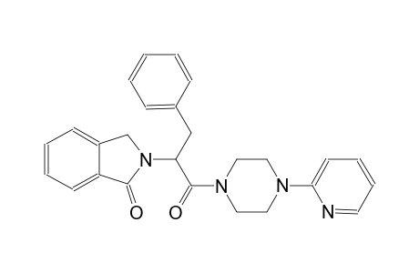 1H-isoindol-1-one, 2,3-dihydro-2-[(1S)-2-oxo-1-(phenylmethyl)-2-[4-(2-pyridinyl)-1-piperazinyl]ethyl]-