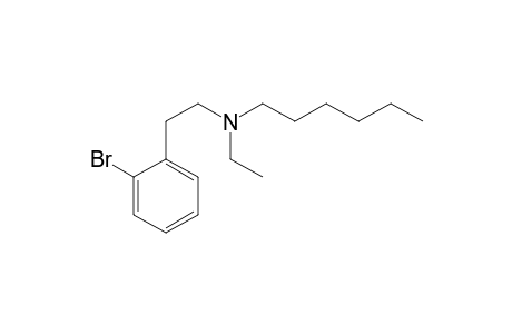 N-Ethyl-N-hexyl-2-bromophenethylamine