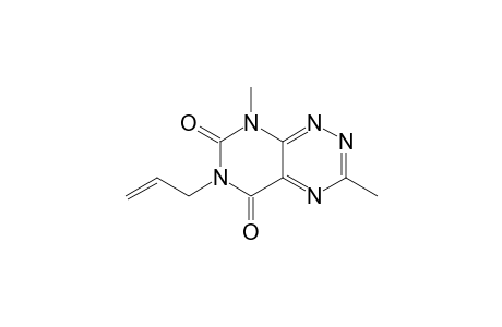 Pyrimido[5,4-e]-1,2,4-triazine-5,7(6H,8H)-dione,3,8-dimethyl-6-(2-propenyl)-