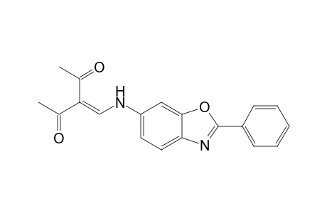 6-[(2',2'-Diacetylethenyl)amino]-2-phenylbenzoxazole