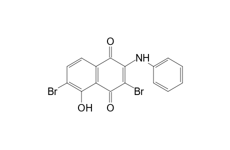 2-anilino-3,6-dibromojuglone