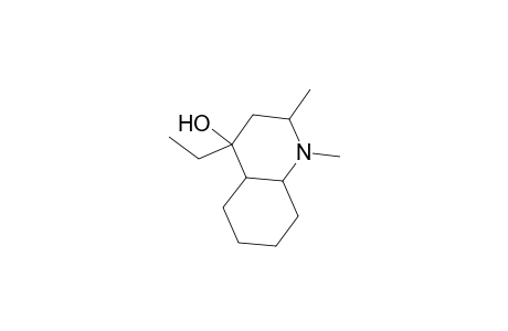 4-Ethyl-1,2-dimethyl-2,3,4a,5,6,7,8,8a-octahydroquinolin-4-ol