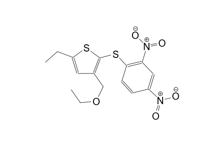 2-[(2,4-dinitrophenyl)sulfanyl]-3-(ethoxymethyl)-5-ethylthiophene