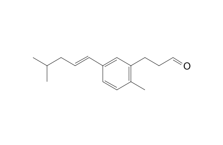 (E)-3-(2-Methyl-5-(4-methylpent-1-en-1-yl)phenyl)propanal