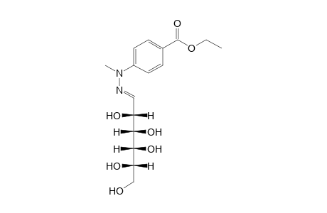 L-GALACTOSE, (p-CARBOXYPHENYL)METHYLHYDRAZONE, ETHYL ESTER