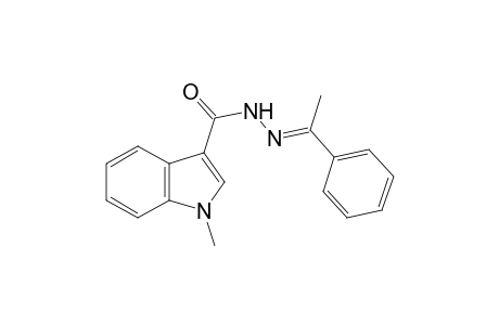 1-methylindole-3-carboxylic acid, (alpha-methylbenzylidene)hydrazide