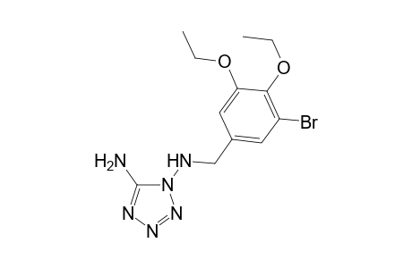 1-N-[(3-bromo-4,5-diethoxyphenyl)methyl]-1H-1,2,3,4-tetrazole-1,5-diamine