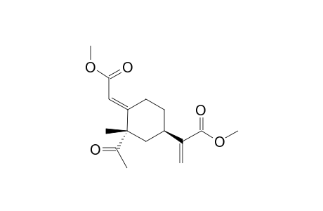 3,4-SECO-4-OXO-3-NOR-EREMOPHILA-1(10),10(13)-DIEN-2,12-DIMETHYLESTER