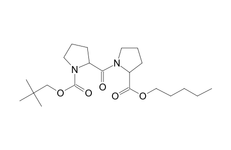 D-Prolyl-D-proline, N-neopentyloxycarbonyl-, pentyl ester