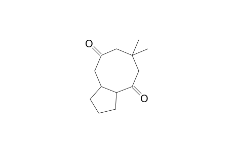 1H-Cyclopentacyclooctene-4,8(2H,5H)-dione, hexahydro-6,6-dimethyl-