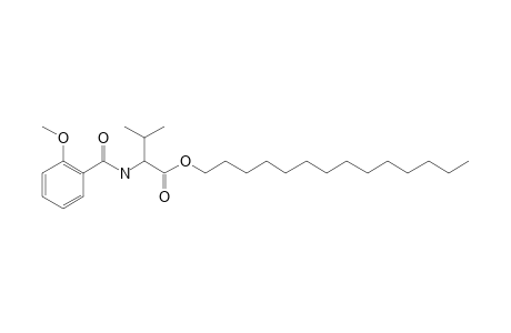 L-Valine, N-(2-methoxybenzoyl)-, tetradecyl ester