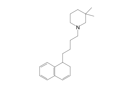 3,3-Dimethyl-1-[4-(1,2-dihyronaphthalen-4-yl)-n-butyl]piperidine