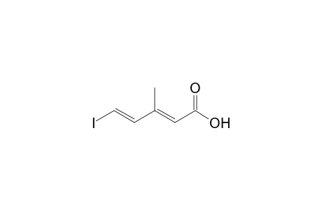 (2E,4E)-5-iodo-3-methyl-penta-2,4-dienoic acid