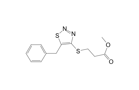 3-[(5-benzylthiadiazol-4-yl)thio]propionic acid methyl ester