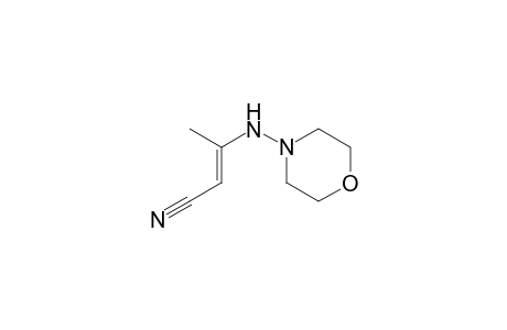 3-(morpholinoamino)but-2-enenitrile