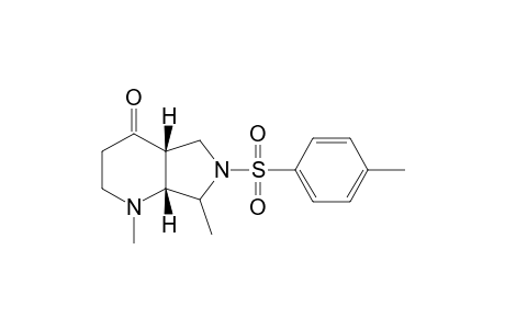 (4aR,7aR)-1,7-Dimethyl-4-oxo-6-tosyloctahydro-1H-pyrrolo[3,4-b]pyridine