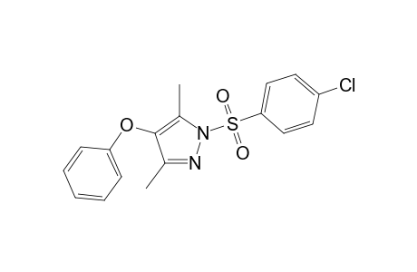 1-[(4-Chlorophenyl)sulfonyl]-3,5-dimethyl-1H-pyrazol-4-yl phenyl ether