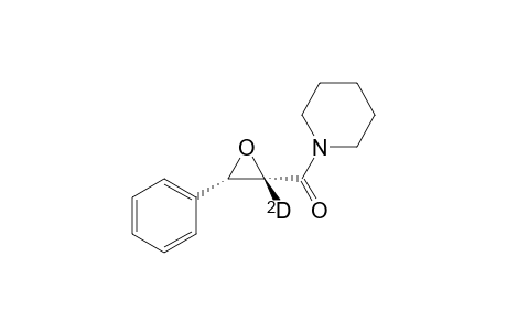 N-[(2S*,3S*)-2-Deuterio-2,3-epoxy-3-phenylpropanoyl]piperidine